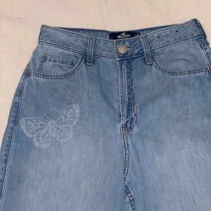 Hollister Butterfly Wide Leg Jeans